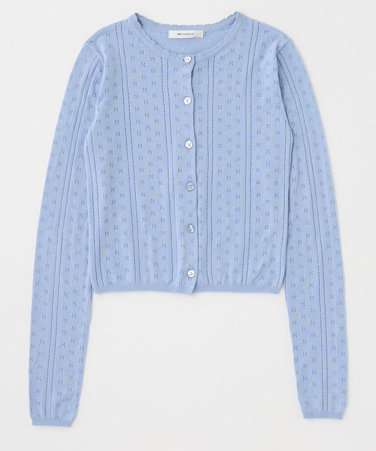 MOUSSY「PICOT EYELET ニットアンサンブル」|ニット・セーター|