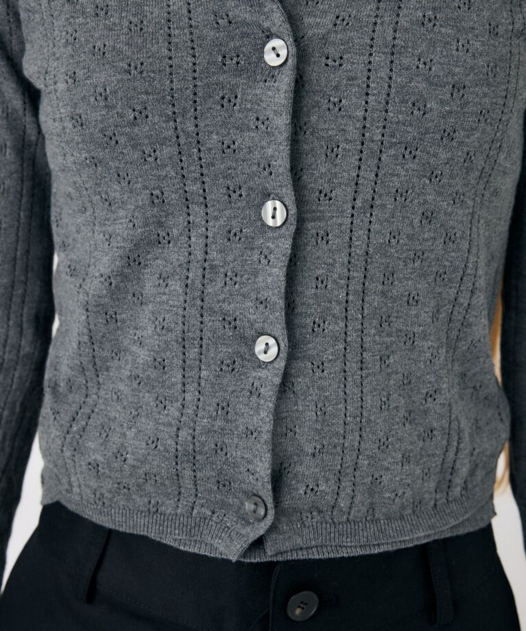 MOUSSY「PICOT EYELET ニットアンサンブル」|ニット・セーター|