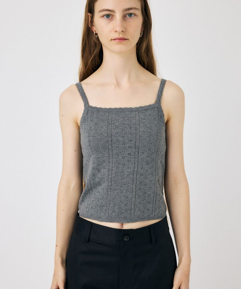 MOUSSY「PICOT EYELET ニットアンサンブル」|ニット・セーター|