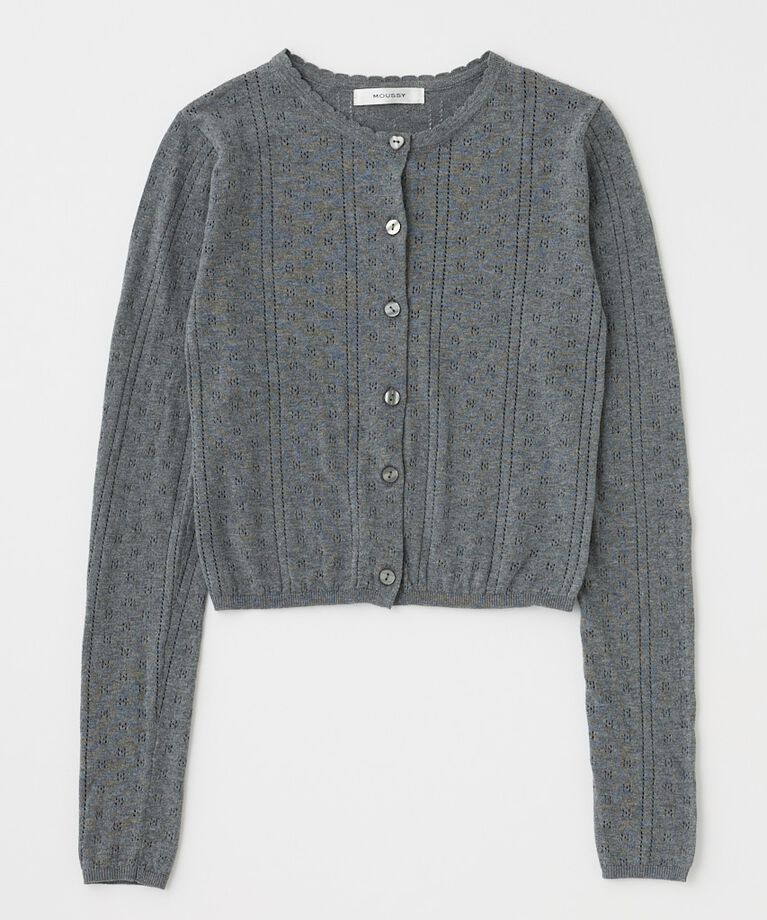 MOUSSY「PICOT EYELET ニットアンサンブル」|ニット・セーター|