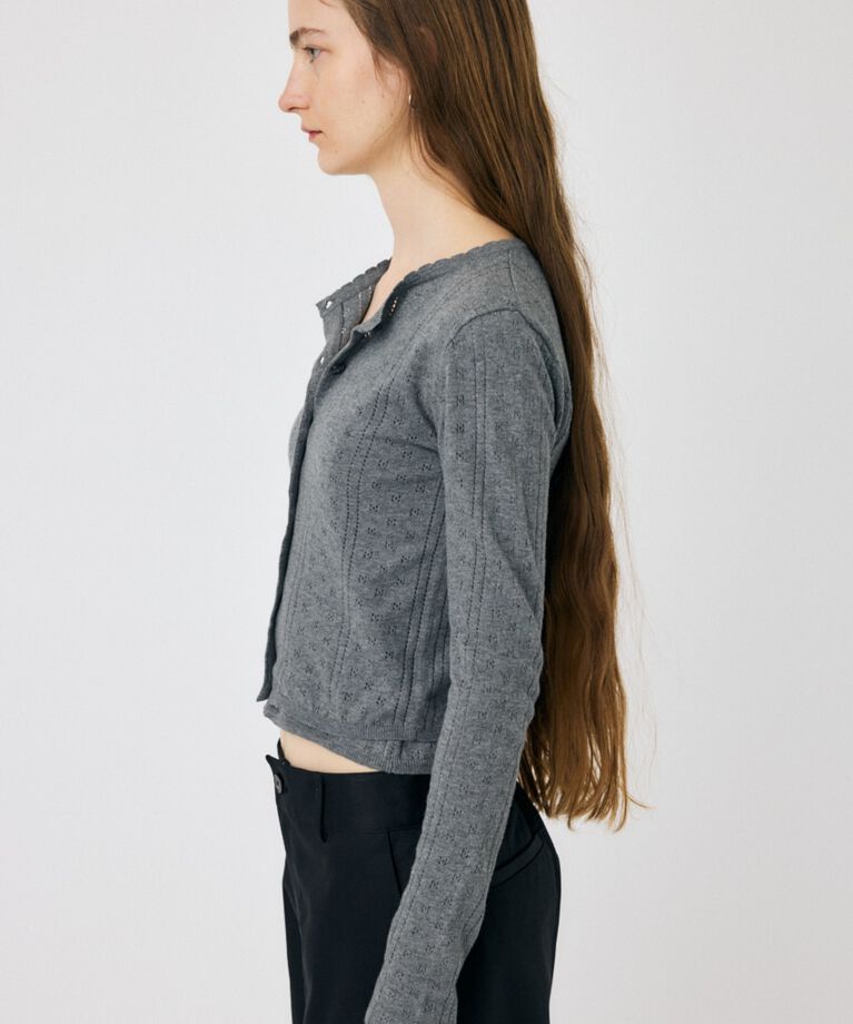MOUSSY「PICOT EYELET ニットアンサンブル」|ニット・セーター|