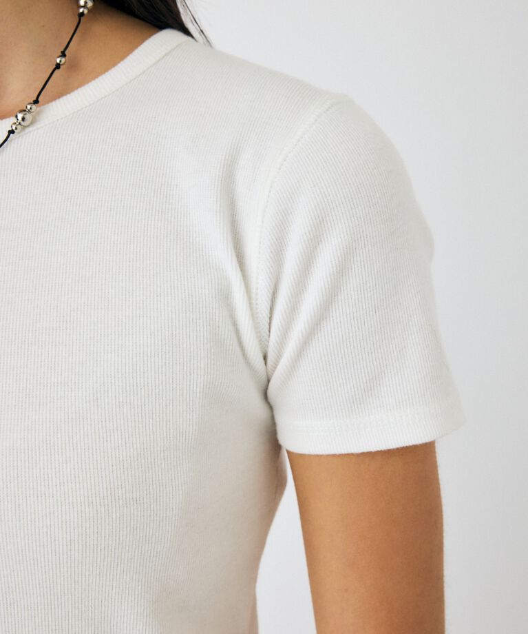 MOUSSY「BASIC RIB TEE」|Tシャツ・カットソー|
