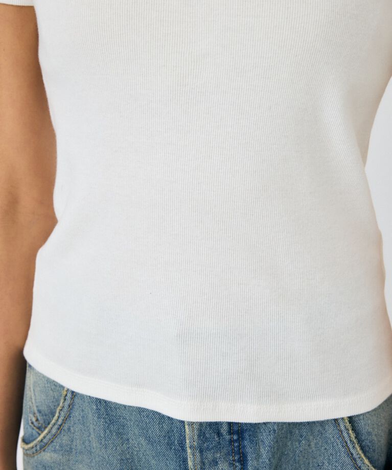 MOUSSY「BASIC RIB TEE」|Tシャツ・カットソー|