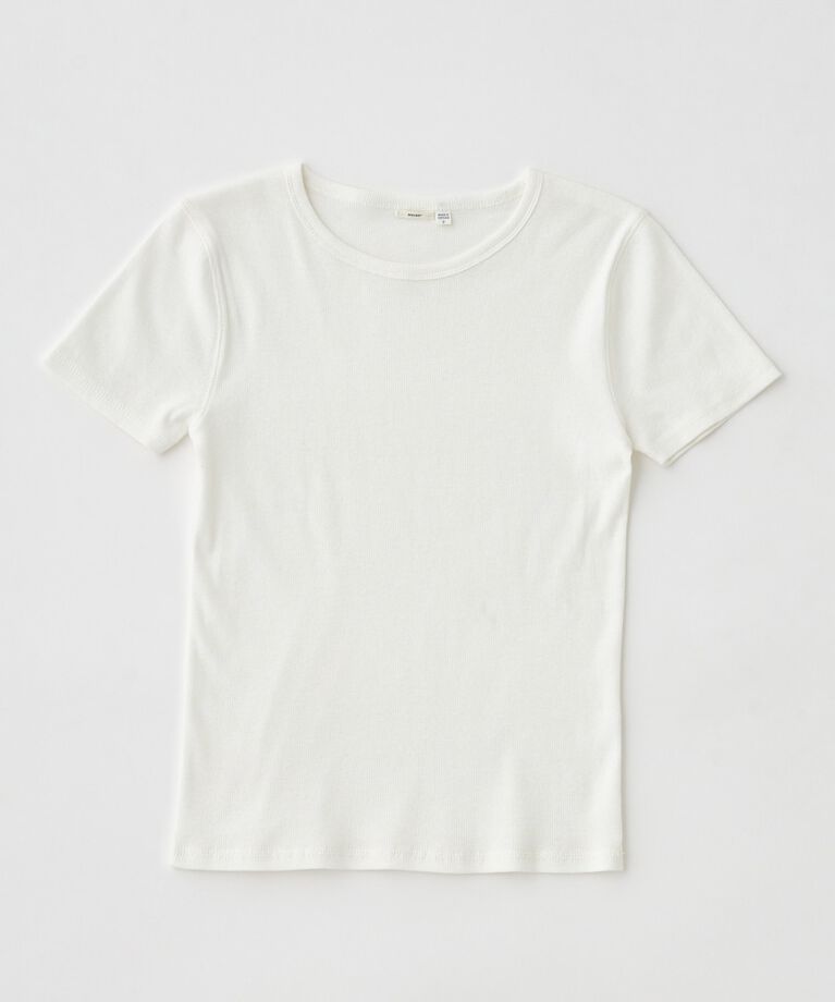 MOUSSY「BASIC RIB TEE」|Tシャツ・カットソー|