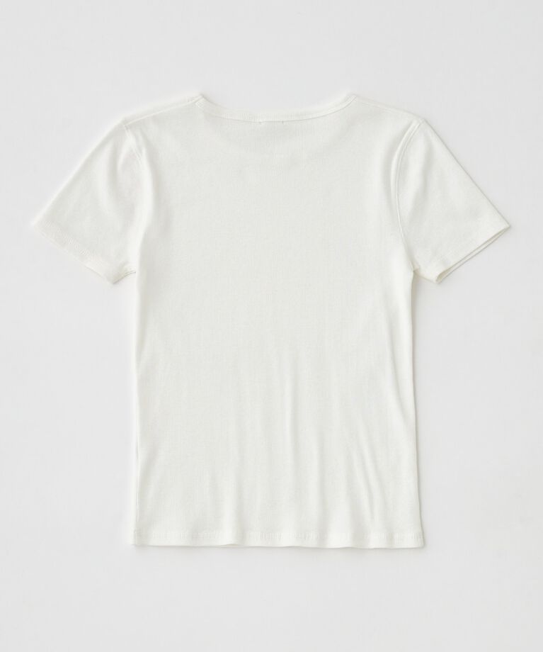 MOUSSY「BASIC RIB TEE」|Tシャツ・カットソー|