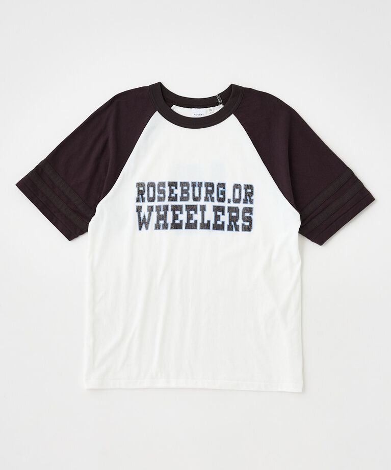 MOUSSY「WHEELERS ラグラン TEE」|Tシャツ・カットソー|