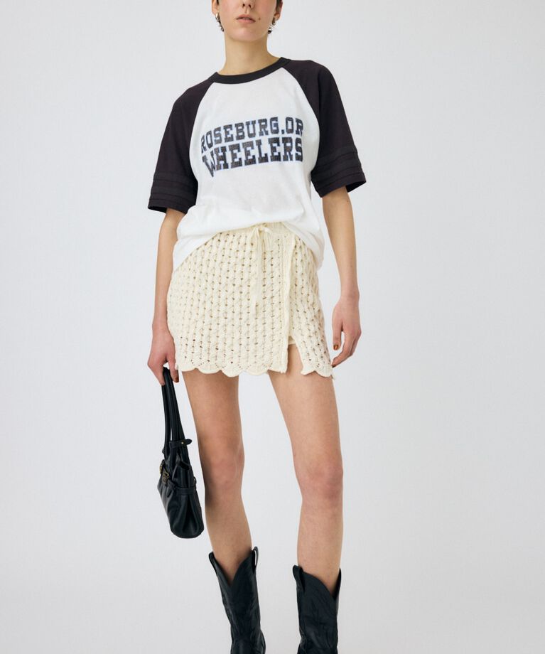 MOUSSY「WHEELERS ラグラン TEE」|Tシャツ・カットソー|