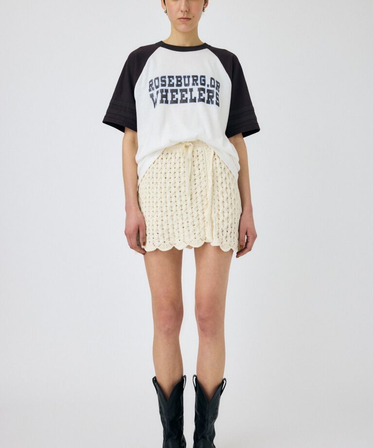 MOUSSY「WHEELERS ラグラン TEE」|Tシャツ・カットソー|