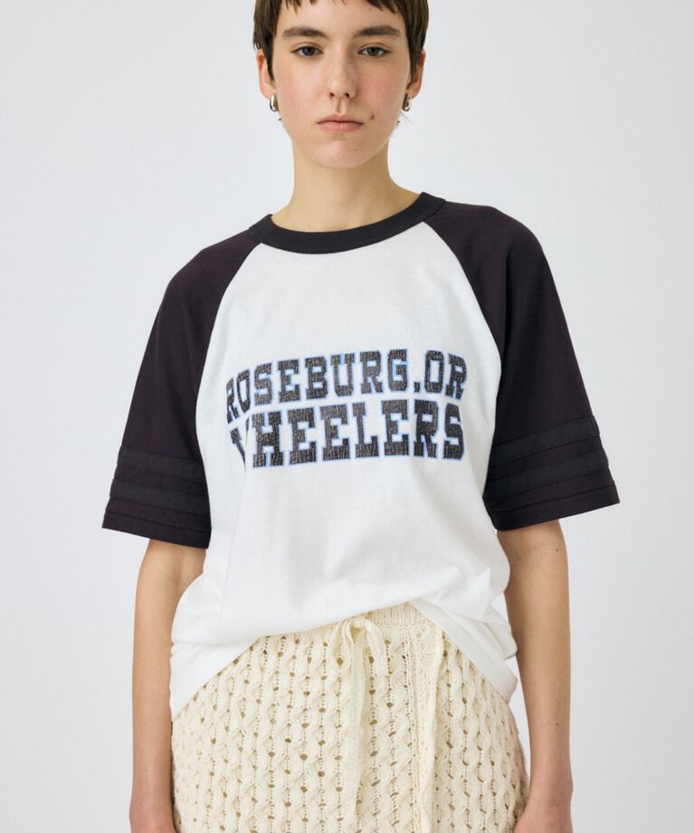 MOUSSY「WHEELERS ラグラン TEE」|Tシャツ・カットソー|