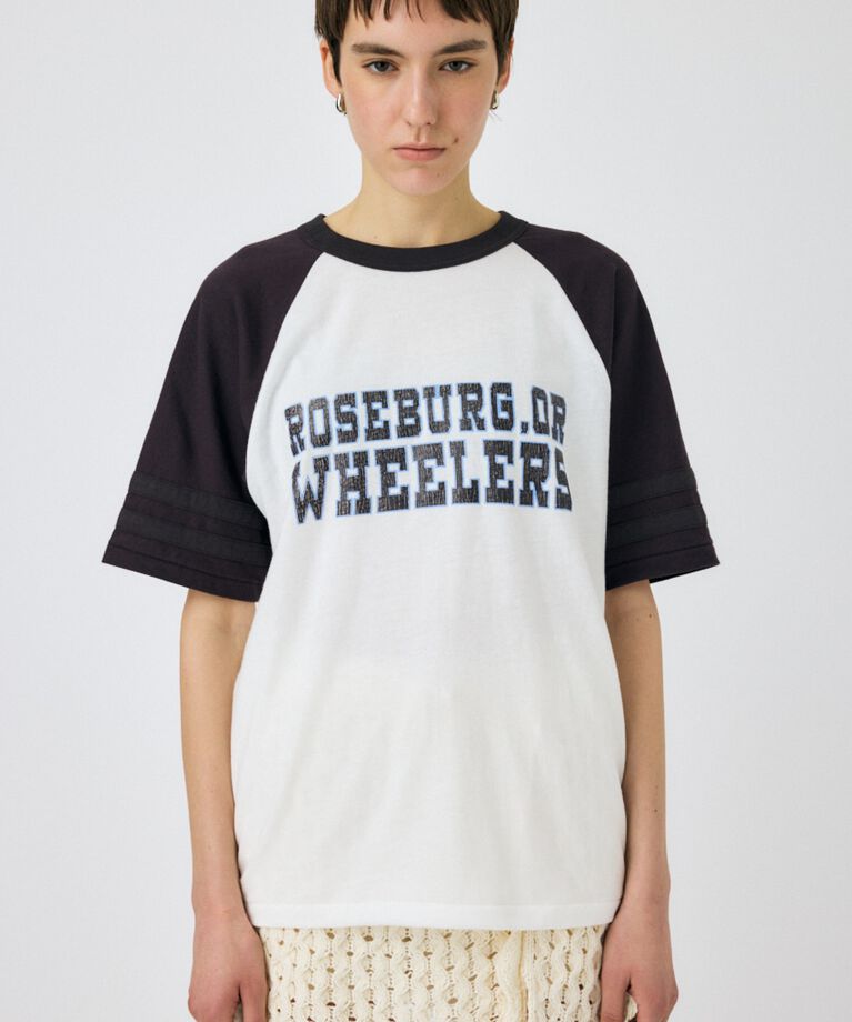 MOUSSY「WHEELERS ラグラン TEE」|Tシャツ・カットソー|