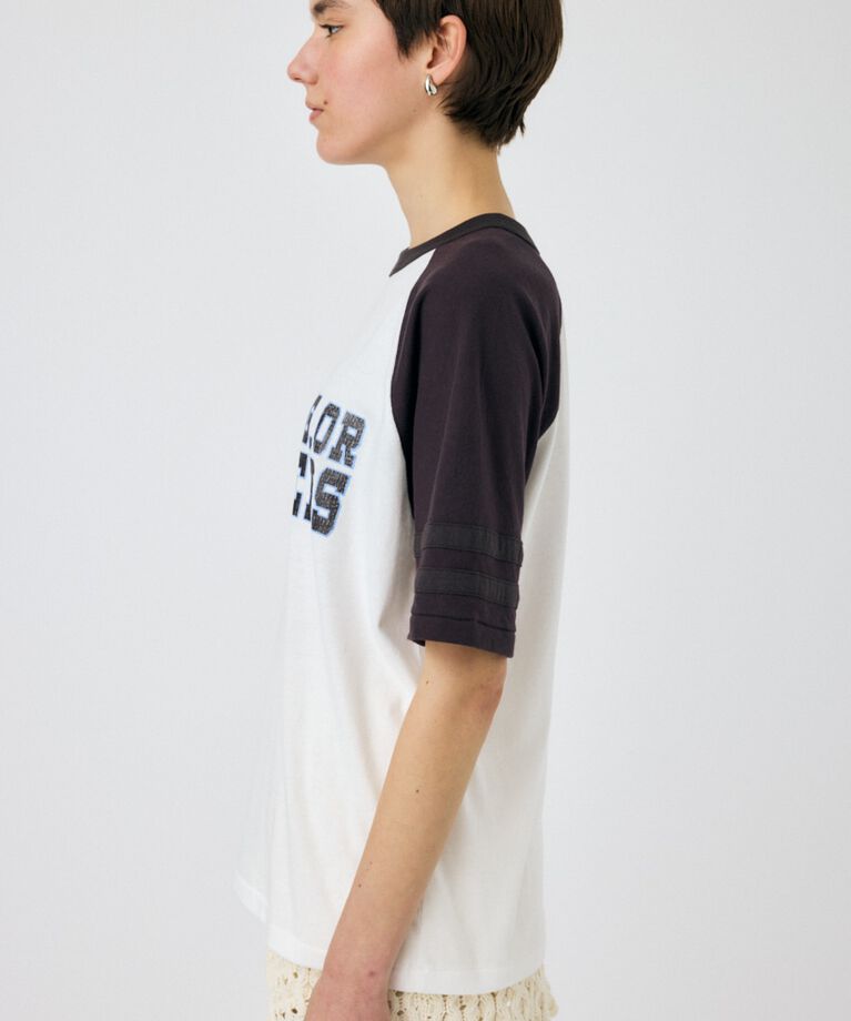 MOUSSY「WHEELERS ラグラン TEE」|Tシャツ・カットソー|