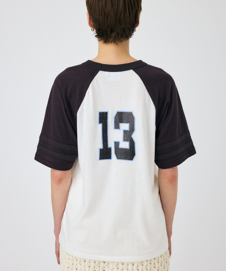MOUSSY「WHEELERS ラグラン TEE」|Tシャツ・カットソー|
