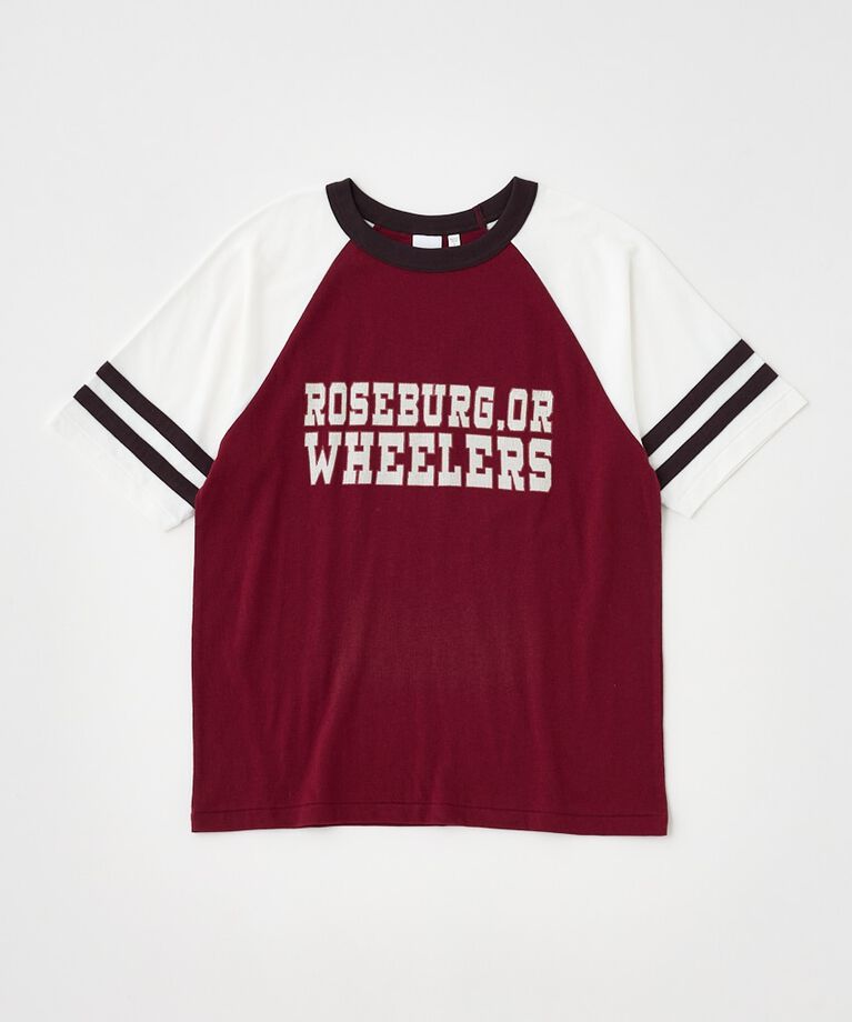 MOUSSY「WHEELERS ラグラン TEE」|Tシャツ・カットソー|