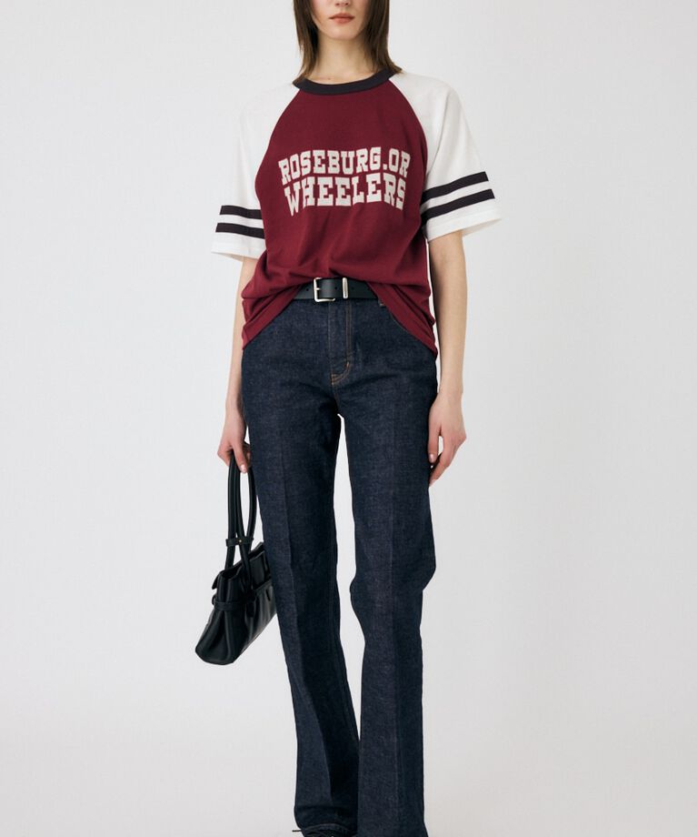 MOUSSY「WHEELERS ラグラン TEE」|Tシャツ・カットソー|