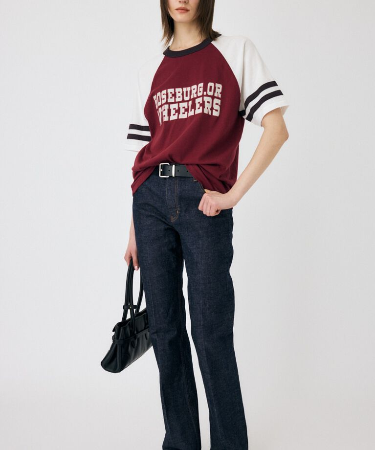 MOUSSY「WHEELERS ラグラン TEE」|Tシャツ・カットソー|