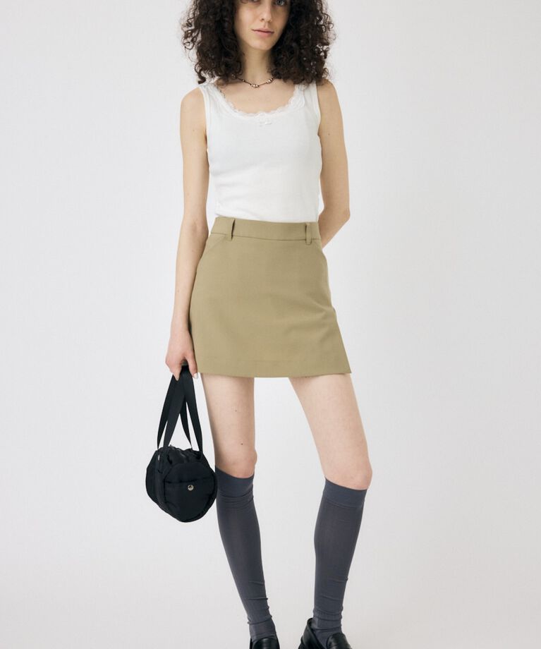 MOUSSY「LACE TRIM タンクトップ」|タンクトップ|