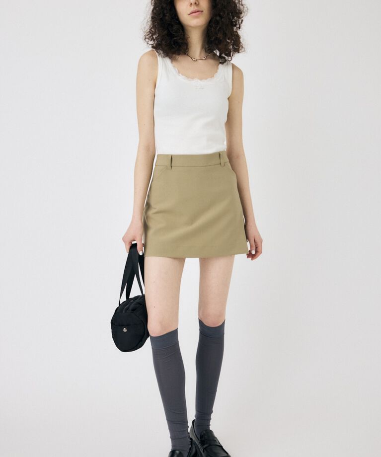 MOUSSY「LACE TRIM タンクトップ」|タンクトップ|