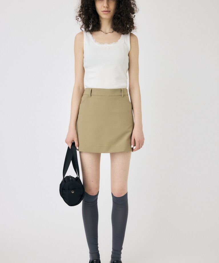 MOUSSY「LACE TRIM タンクトップ」|タンクトップ|