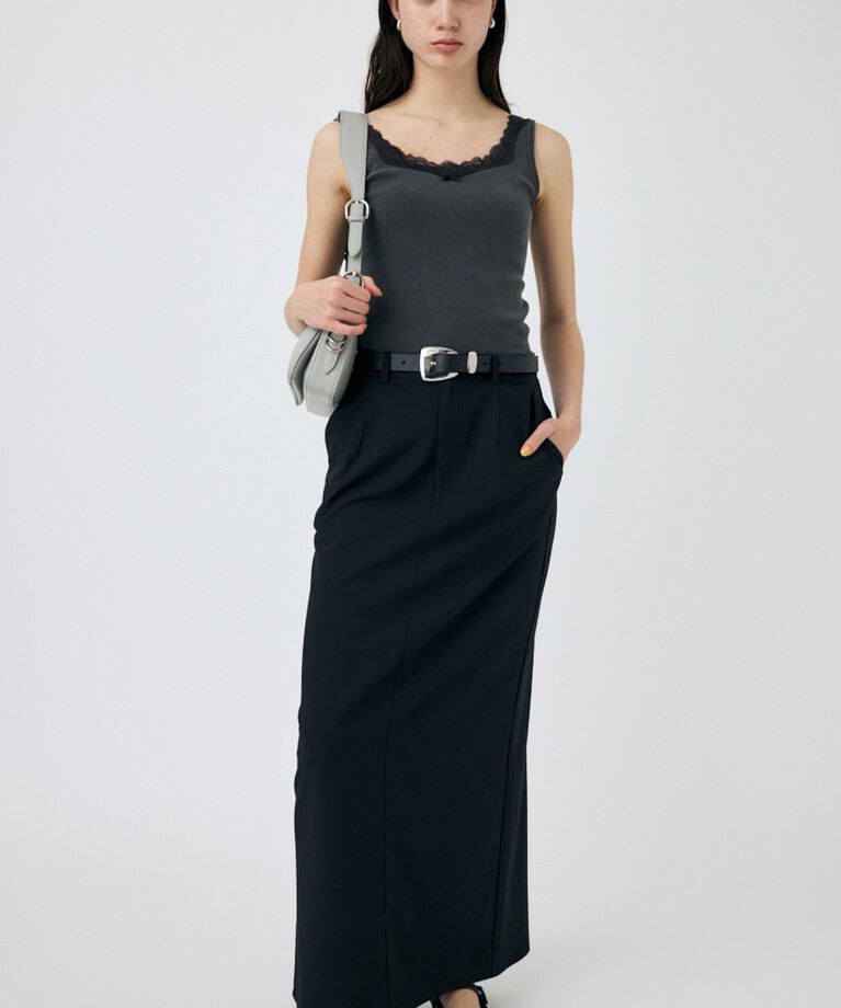 MOUSSY「LACE TRIM タンクトップ」|タンクトップ|