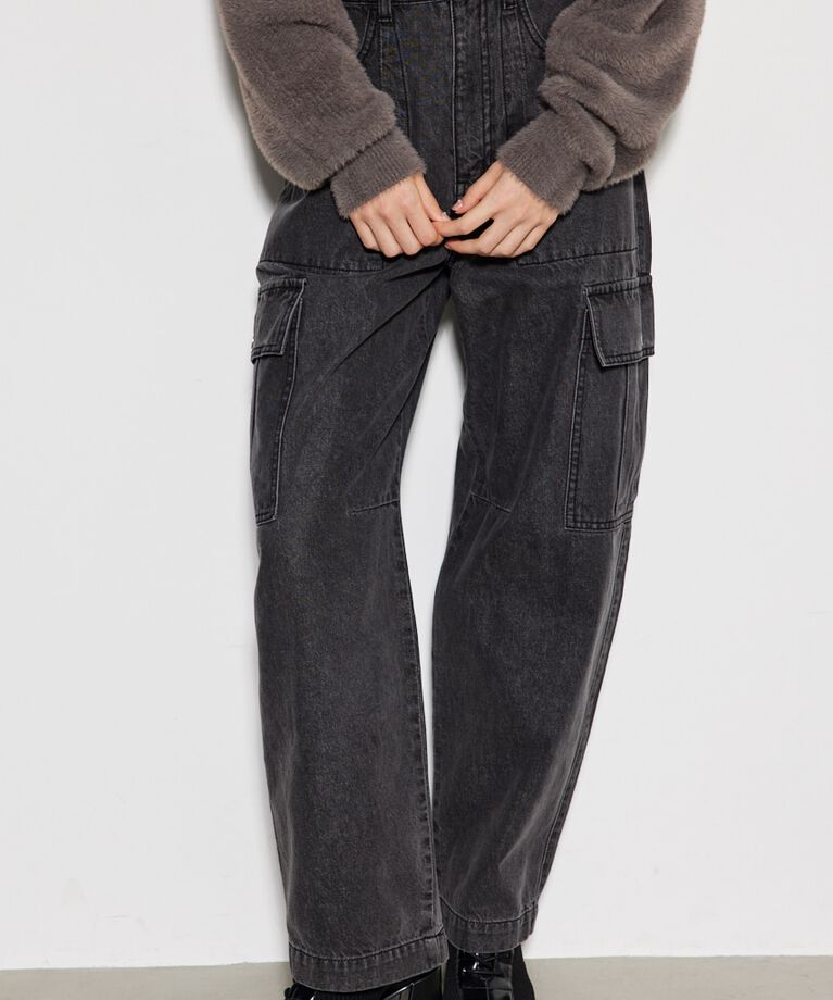 rienda「オーバーポケットJW DENIM PT」|デニム|