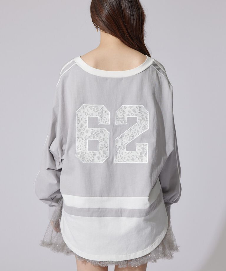 rienda「ユニフォームレディーロンT」|Tシャツ・カットソー|
