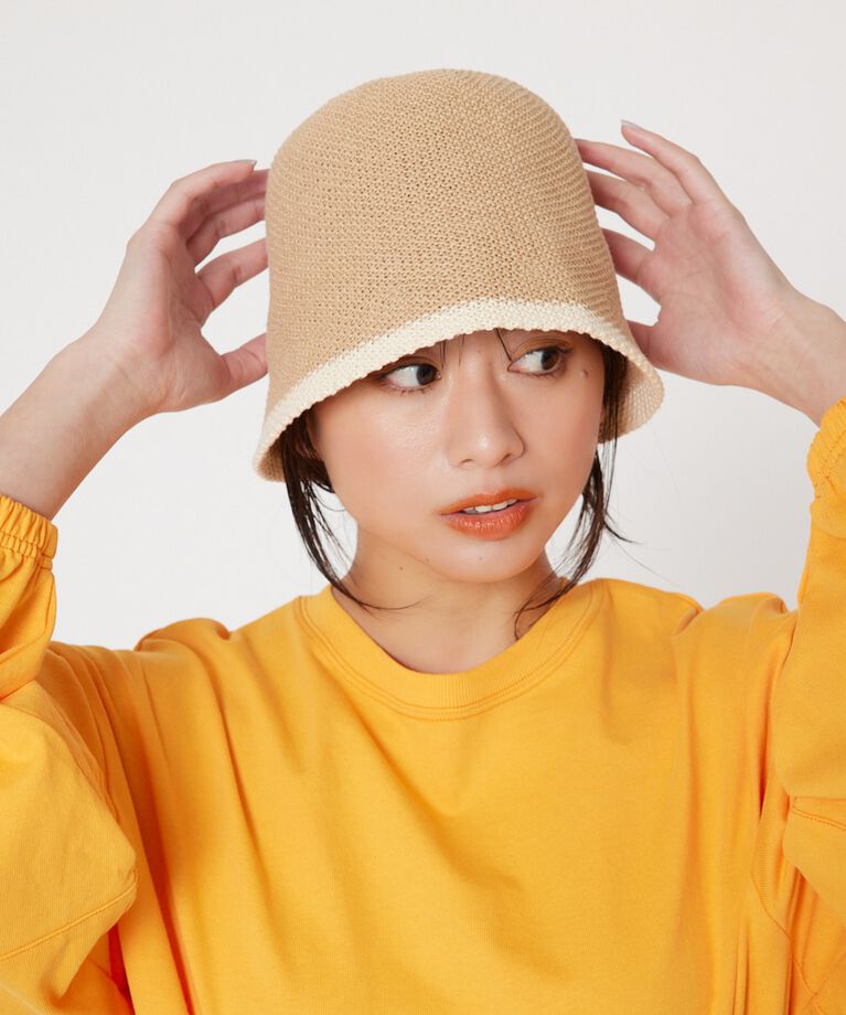 RODEO CROWNS「ニットパイピングハット」|その他|