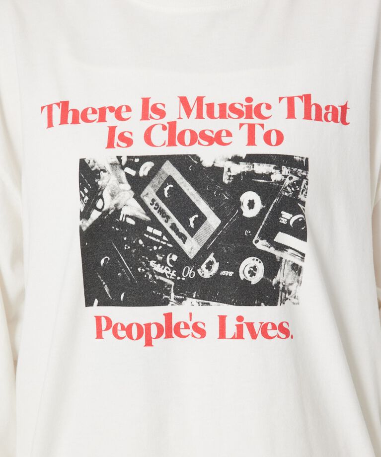 RODEO CROWNS「カセットフォト L/S Tシャツ」|Tシャツ・カットソー|