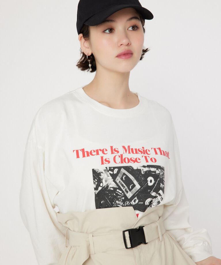 RODEO CROWNS「カセットフォト L/S Tシャツ」|Tシャツ・カットソー|