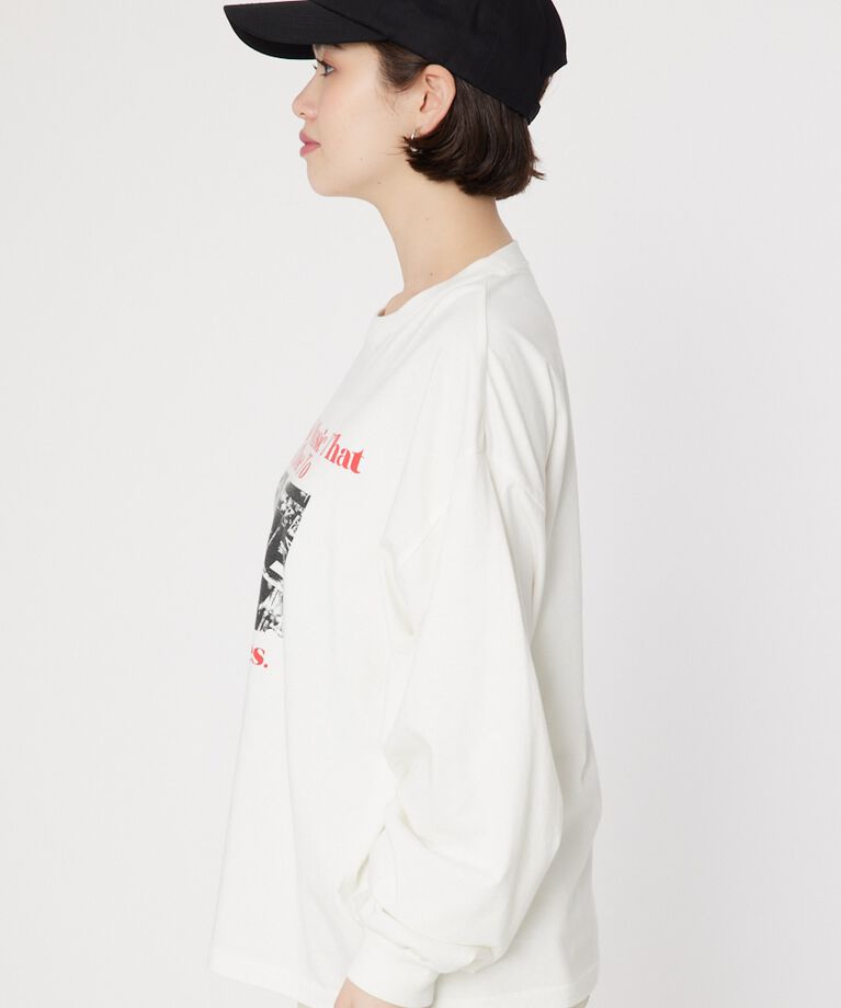 RODEO CROWNS「カセットフォト L/S Tシャツ」|Tシャツ・カットソー|