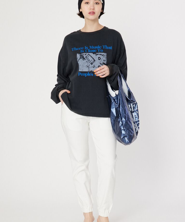 RODEO CROWNS「カセットフォト L/S Tシャツ」|Tシャツ・カットソー|