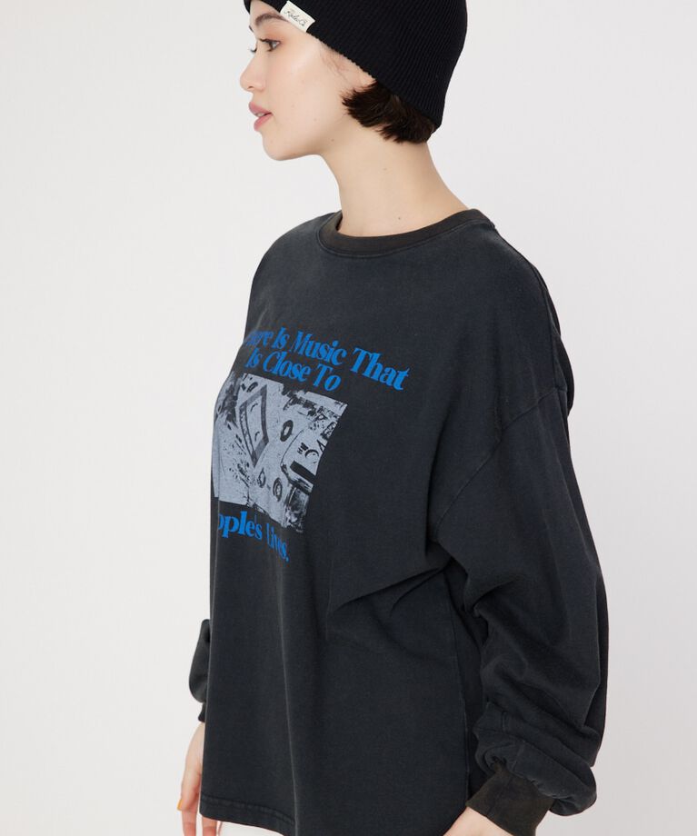 RODEO CROWNS「カセットフォト L/S Tシャツ」|Tシャツ・カットソー|