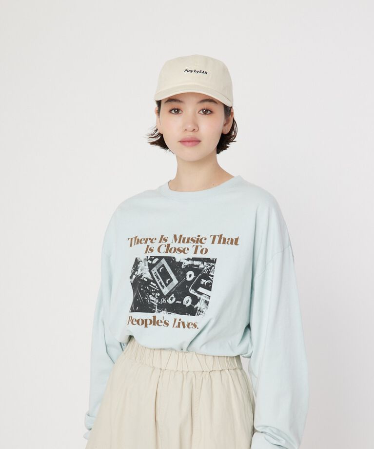 RODEO CROWNS「カセットフォト L/S Tシャツ」|Tシャツ・カットソー|