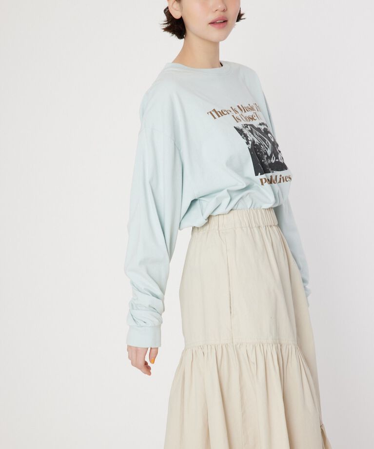RODEO CROWNS「カセットフォト L/S Tシャツ」|Tシャツ・カットソー|