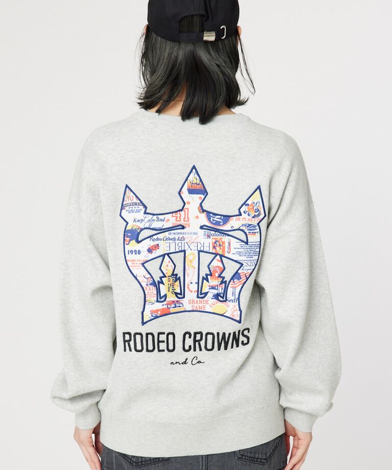RODEO CROWNS「CROWN OG パッチニットトップス」|ニット・セーター|