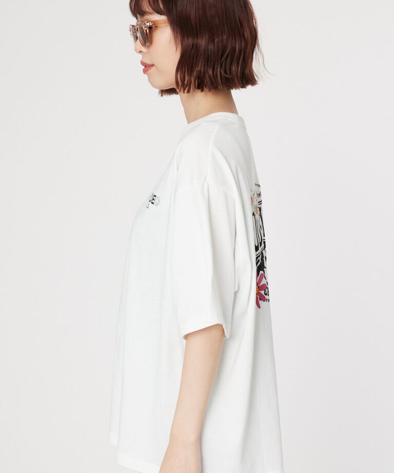 RODEO CROWNS「Flower Bloom Logo Tシャツ」|Tシャツ・カットソー|
