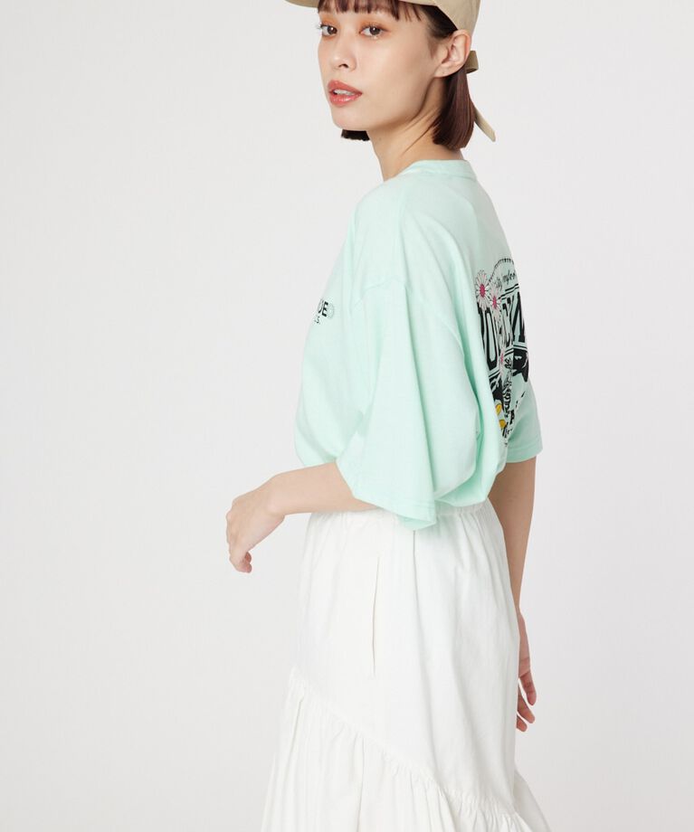 RODEO CROWNS「Flower Bloom Logo Tシャツ」|Tシャツ・カットソー|