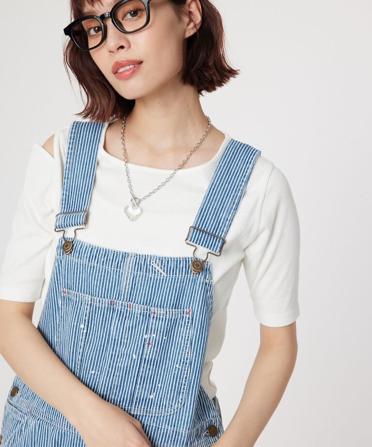 RODEO CROWNS「ショルダースリットトップス」|Tシャツ・カットソー|O/WHT1