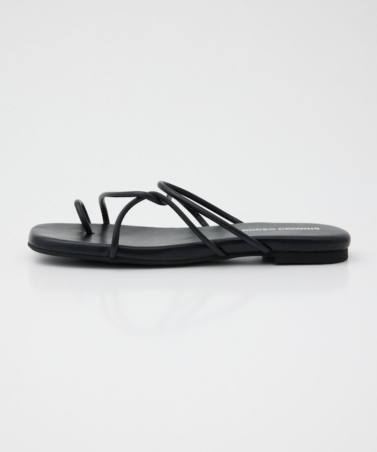 RODEO CROWNS「TUBE STRAP SANDALS」|サンダル|BLK