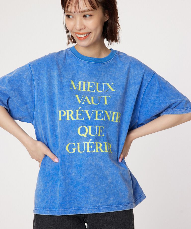 RODEO CROWNS「G/O NEON TEXT Tシャツ」|Tシャツ・カットソー|BLU