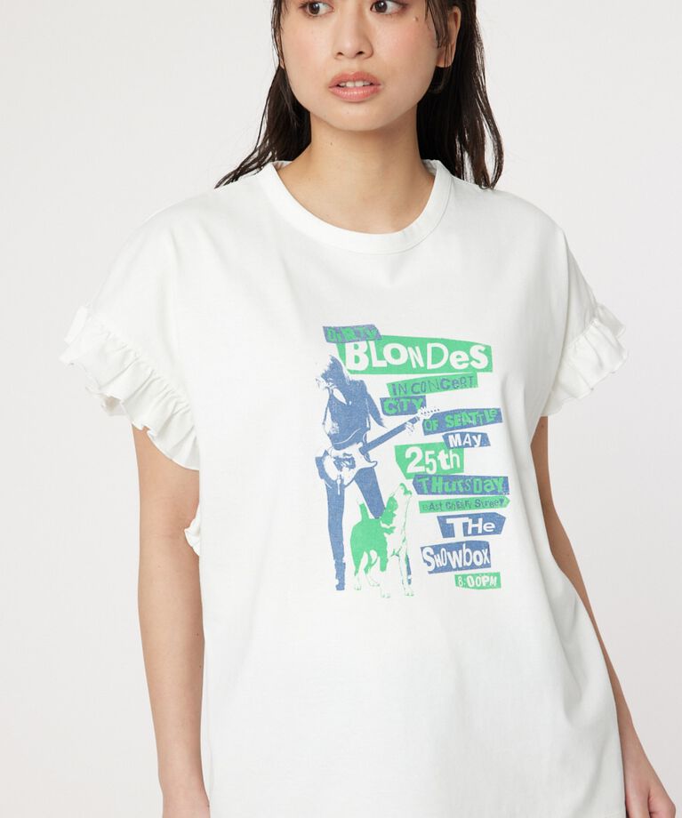 RODEO CROWNS「Vintage Flyerフリル Tシャツ」|Tシャツ・カットソー|