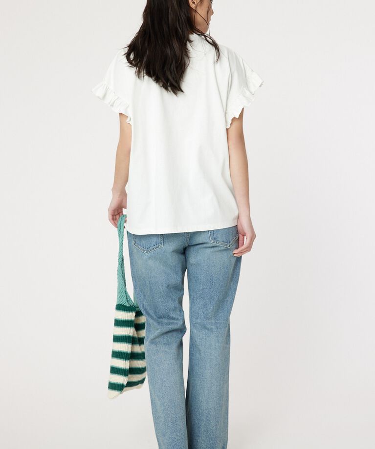 RODEO CROWNS「Vintage Flyerフリル Tシャツ」|Tシャツ・カットソー|