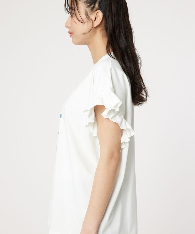 RODEO CROWNS「Vintage Flyerフリル Tシャツ」|Tシャツ・カットソー|