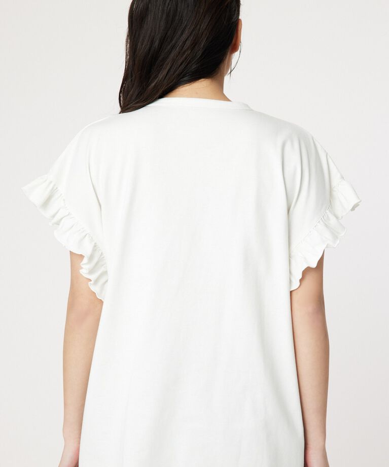 RODEO CROWNS「Vintage Flyerフリル Tシャツ」|Tシャツ・カットソー|
