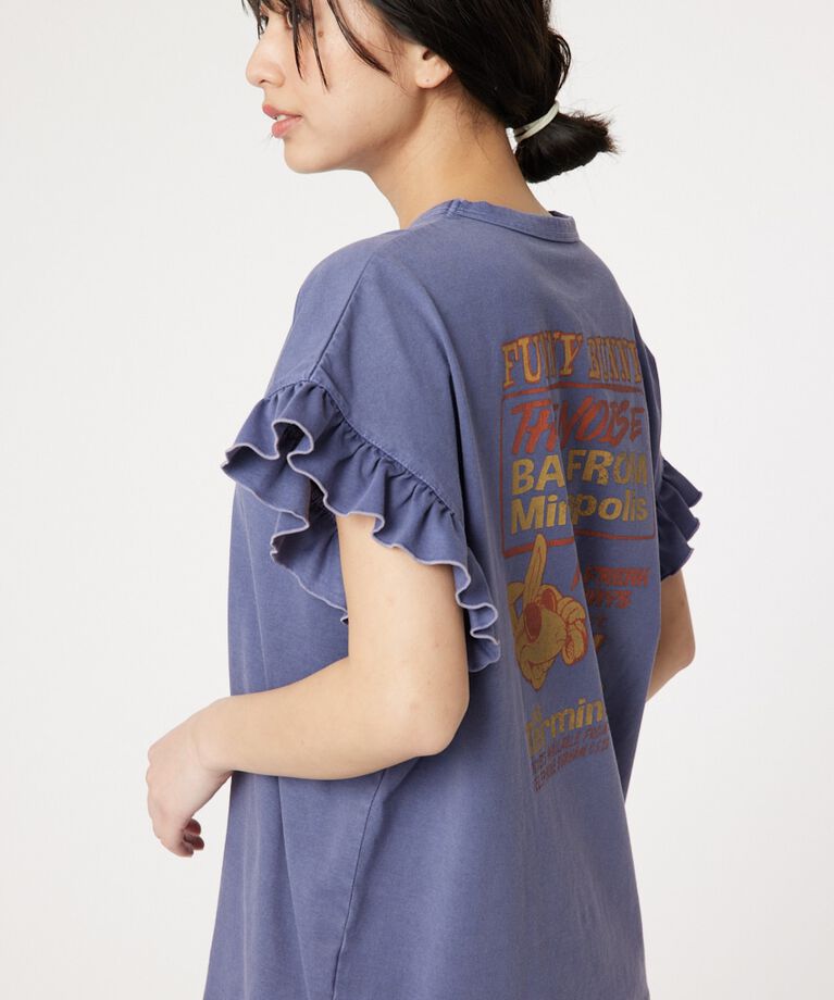 RODEO CROWNS「Vintage Flyerフリル Tシャツ」|Tシャツ・カットソー|