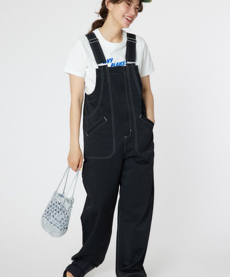 RODEO CROWNS「ダブルポケットサロペット」|その他|BLK