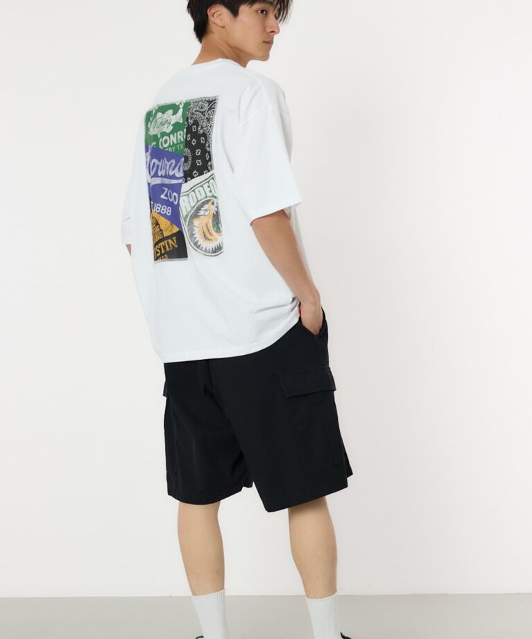 RODEO CROWNS「バックパッチワークイラストTシャツ」|Tシャツ・カットソー|