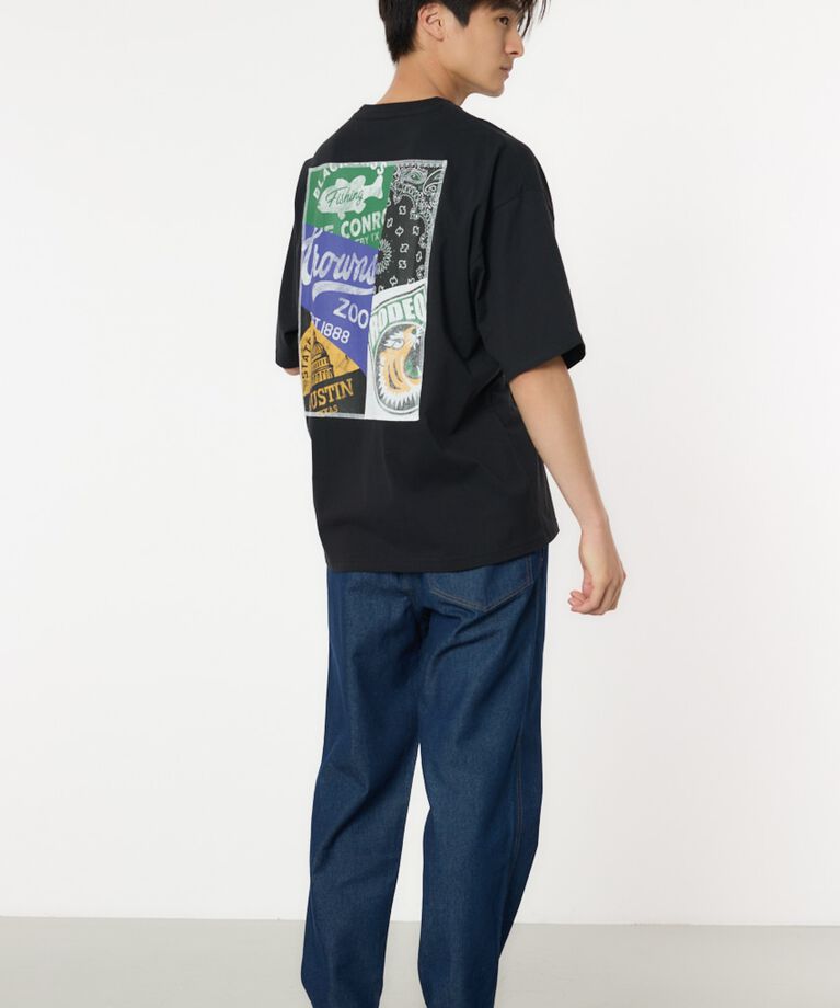 RODEO CROWNS「バックパッチワークイラストTシャツ」|Tシャツ・カットソー|