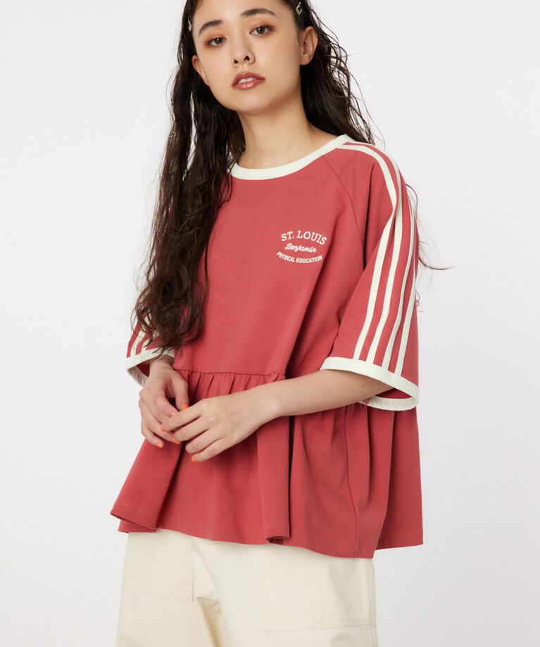RODEO CROWNS「カスタムライントップス」|Tシャツ・カットソー|RED