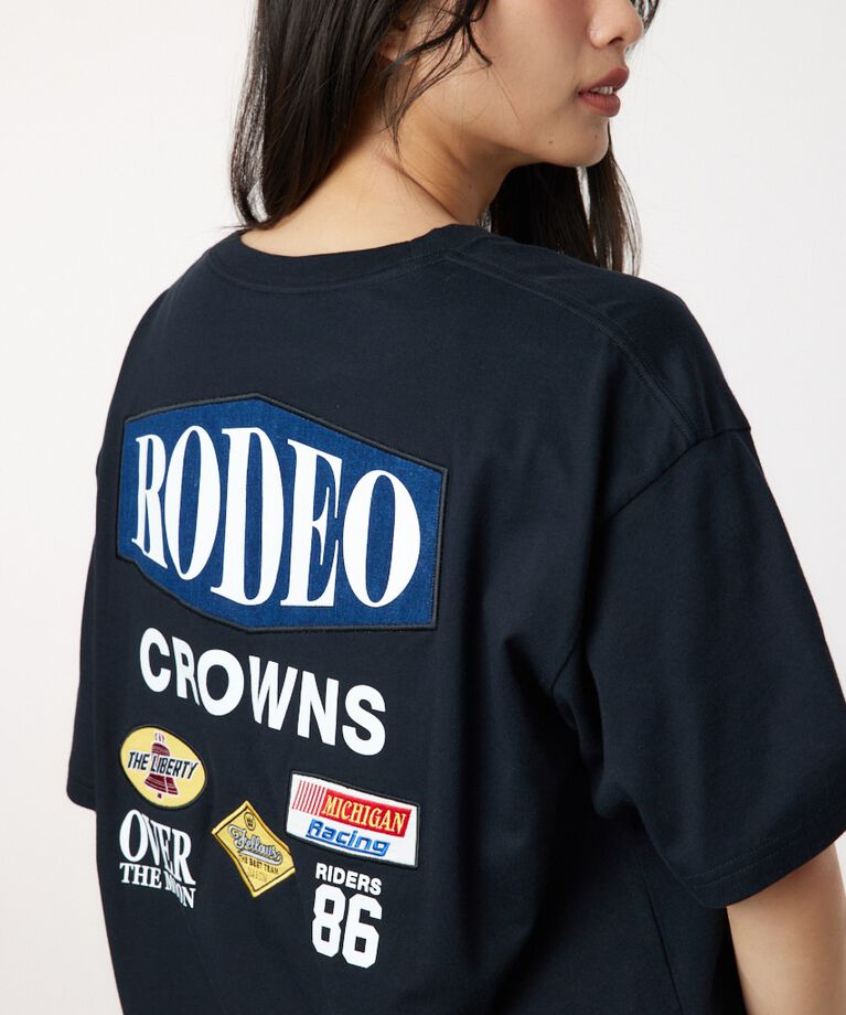 RODEO CROWNS「RC racer Patch Tシャツ」|Tシャツ・カットソー|BLK