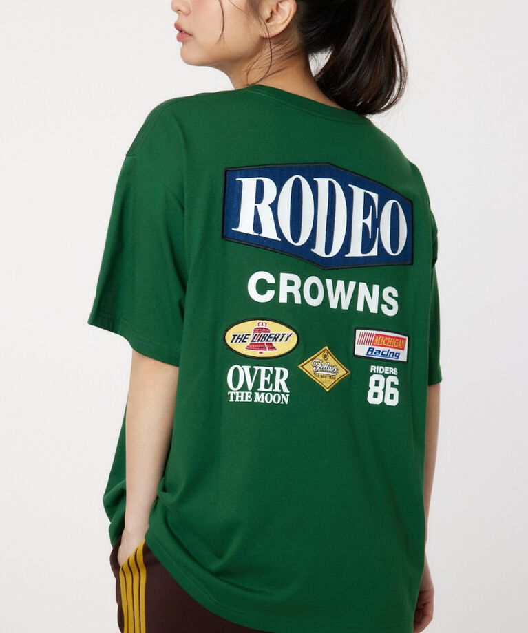 RODEO CROWNS「RC racer Patch Tシャツ」|Tシャツ・カットソー|D/GRN3